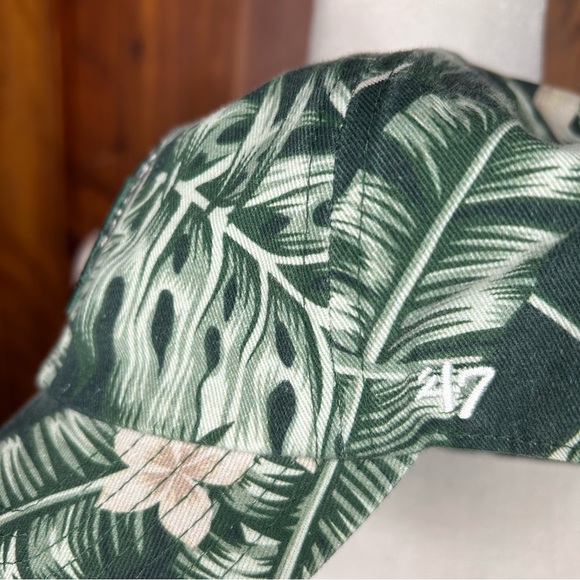 \'47 Brand Celtics Green Tropicalia Floral Clean Up Adjustable Hat Collectible main image 12